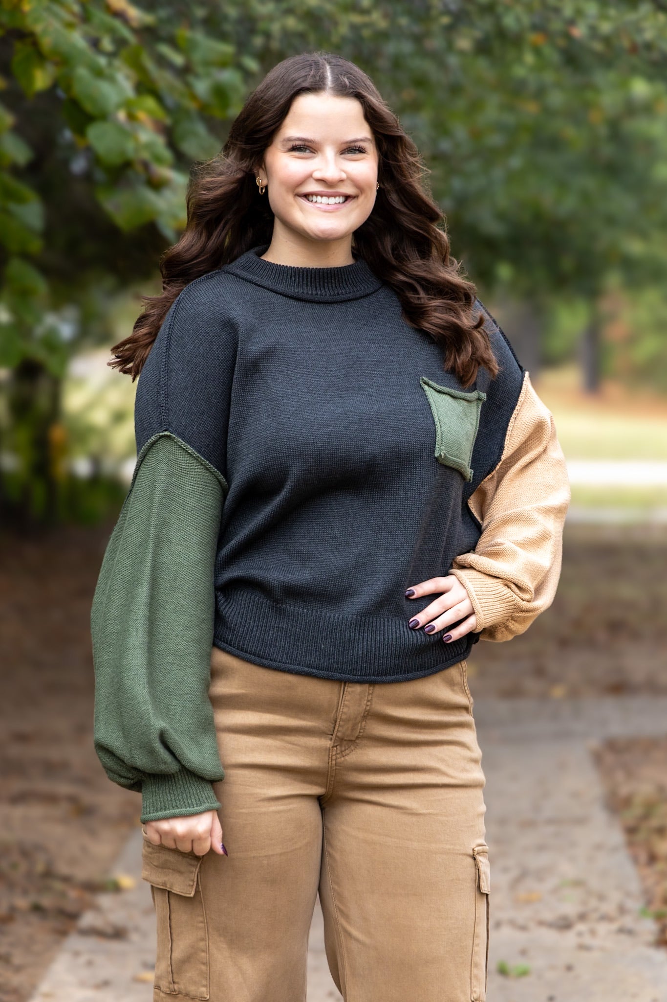 Bennett Block Sweater