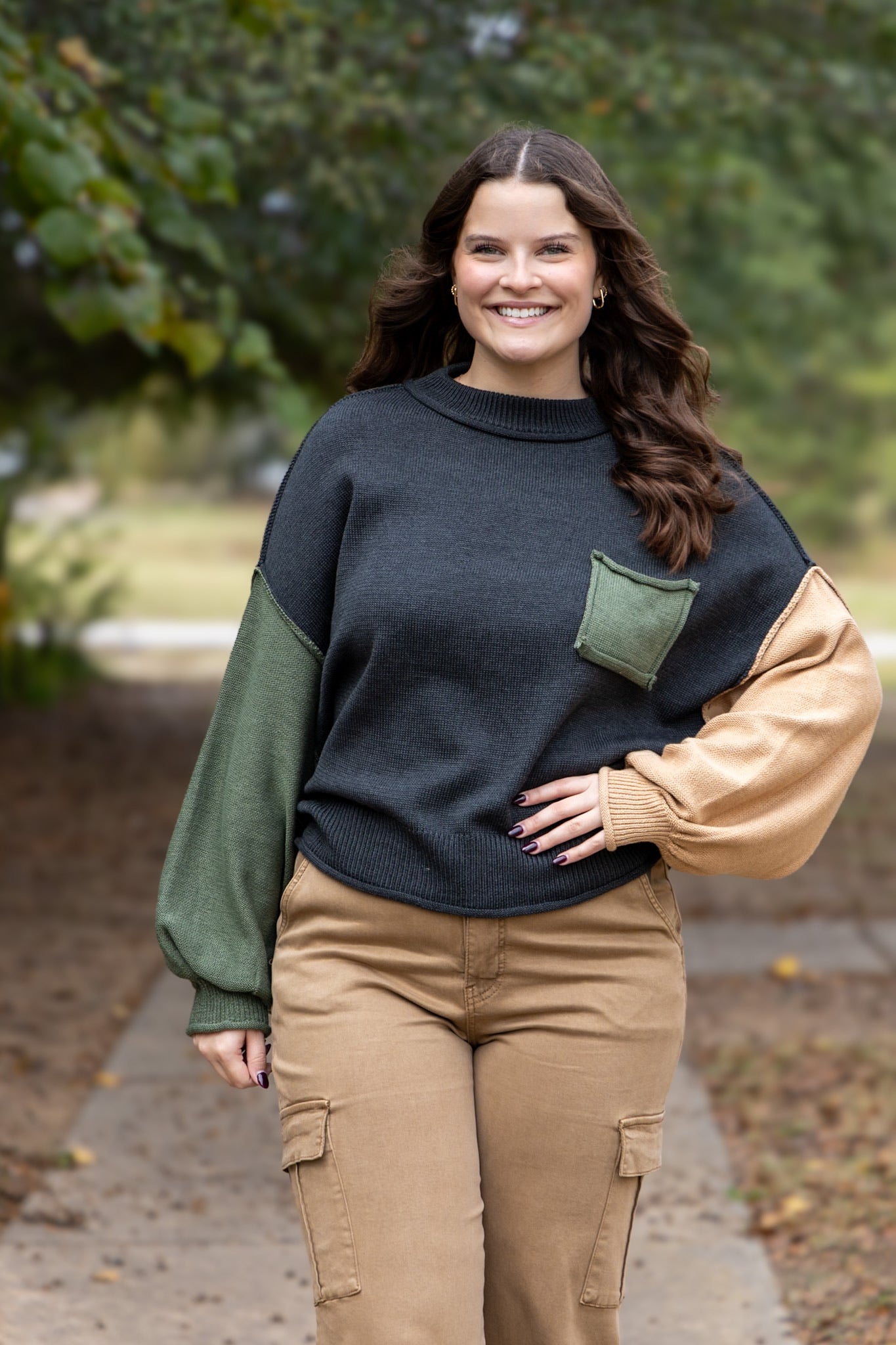 Bennett Block Sweater