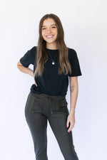 Classic Boxy Fit Tee - Black