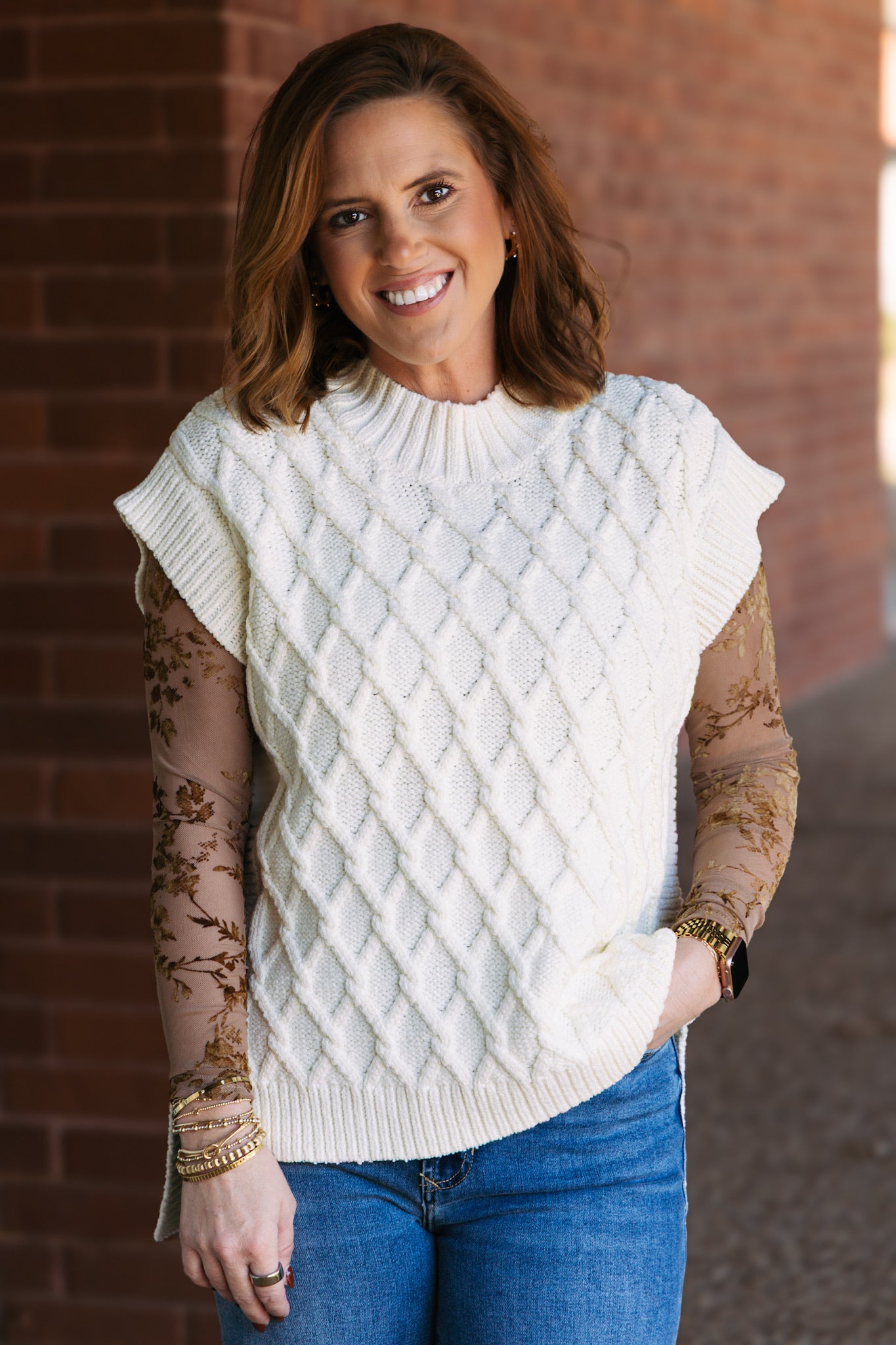 [Dear John] Briana Top - Milk Froth