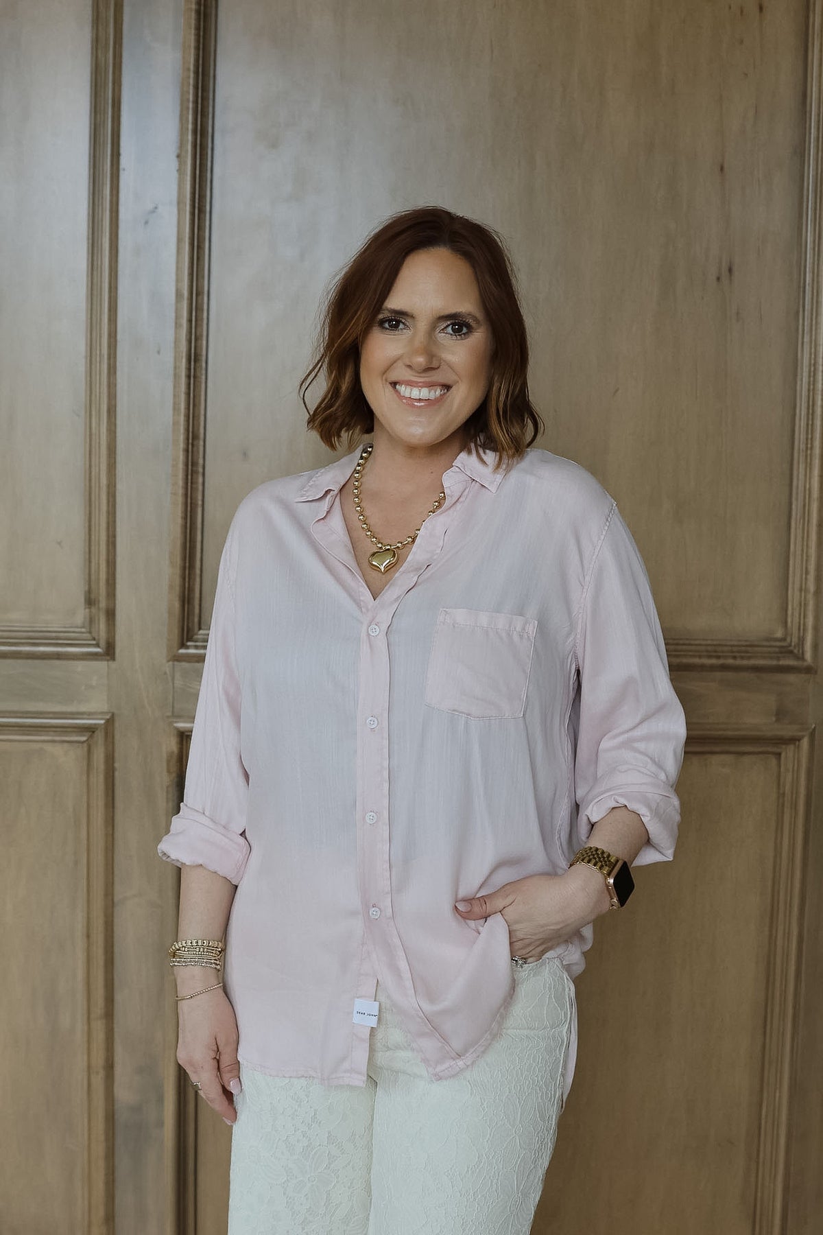 Galina Tencel Shirt - Pink a Boo