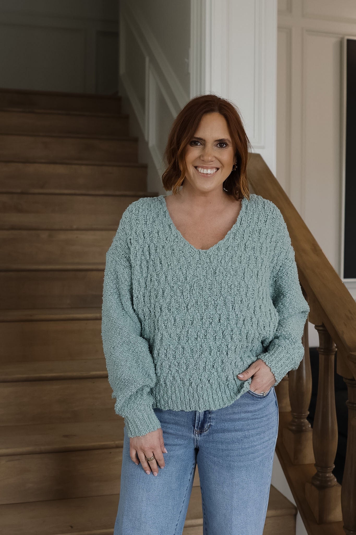 Lexi Sweater - Iceberg Green