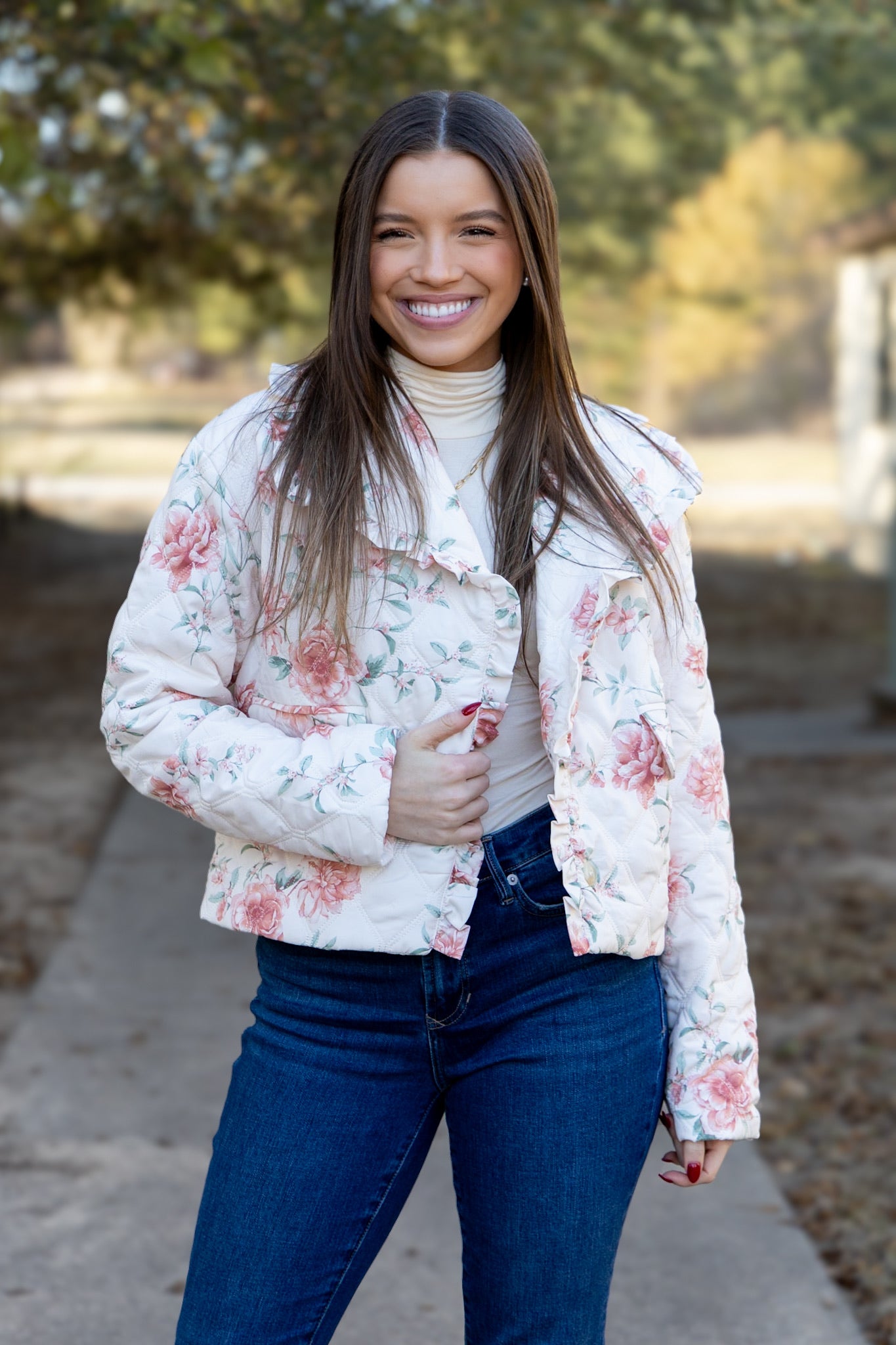 Blushing Bella Quilted Jacket