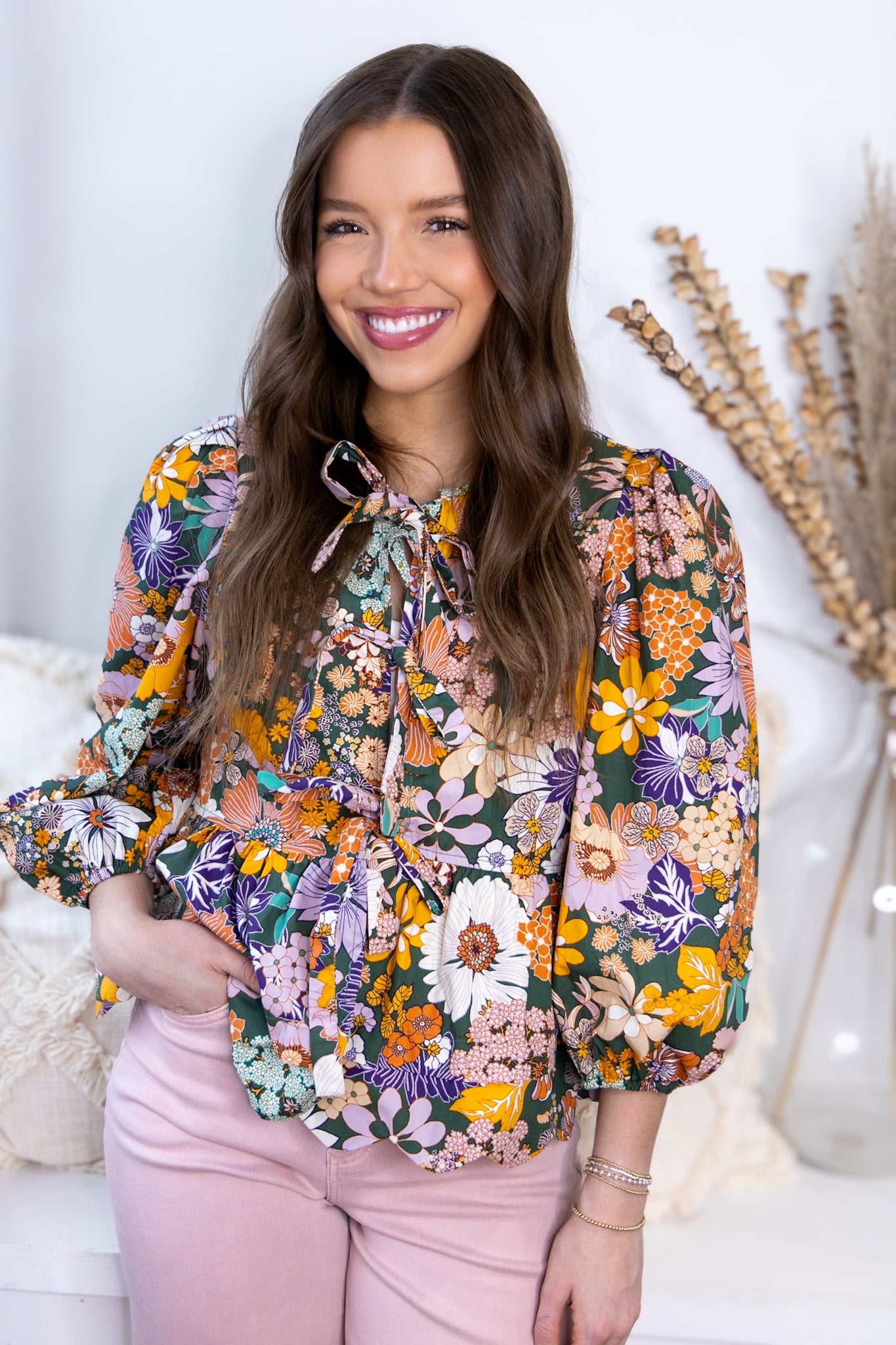 Brielle Floral Babydoll Top