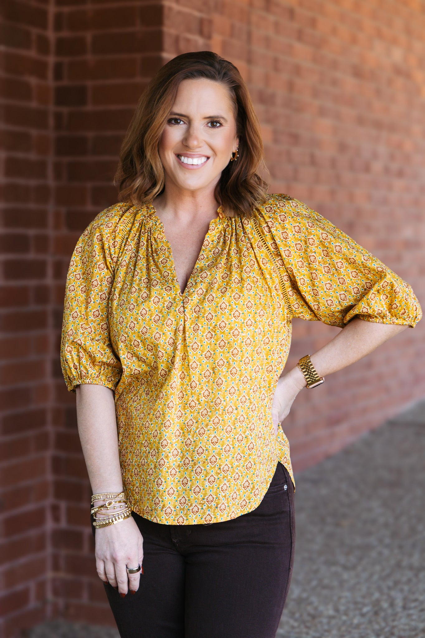 [Dear John] Costa Novelty Top - Marigold