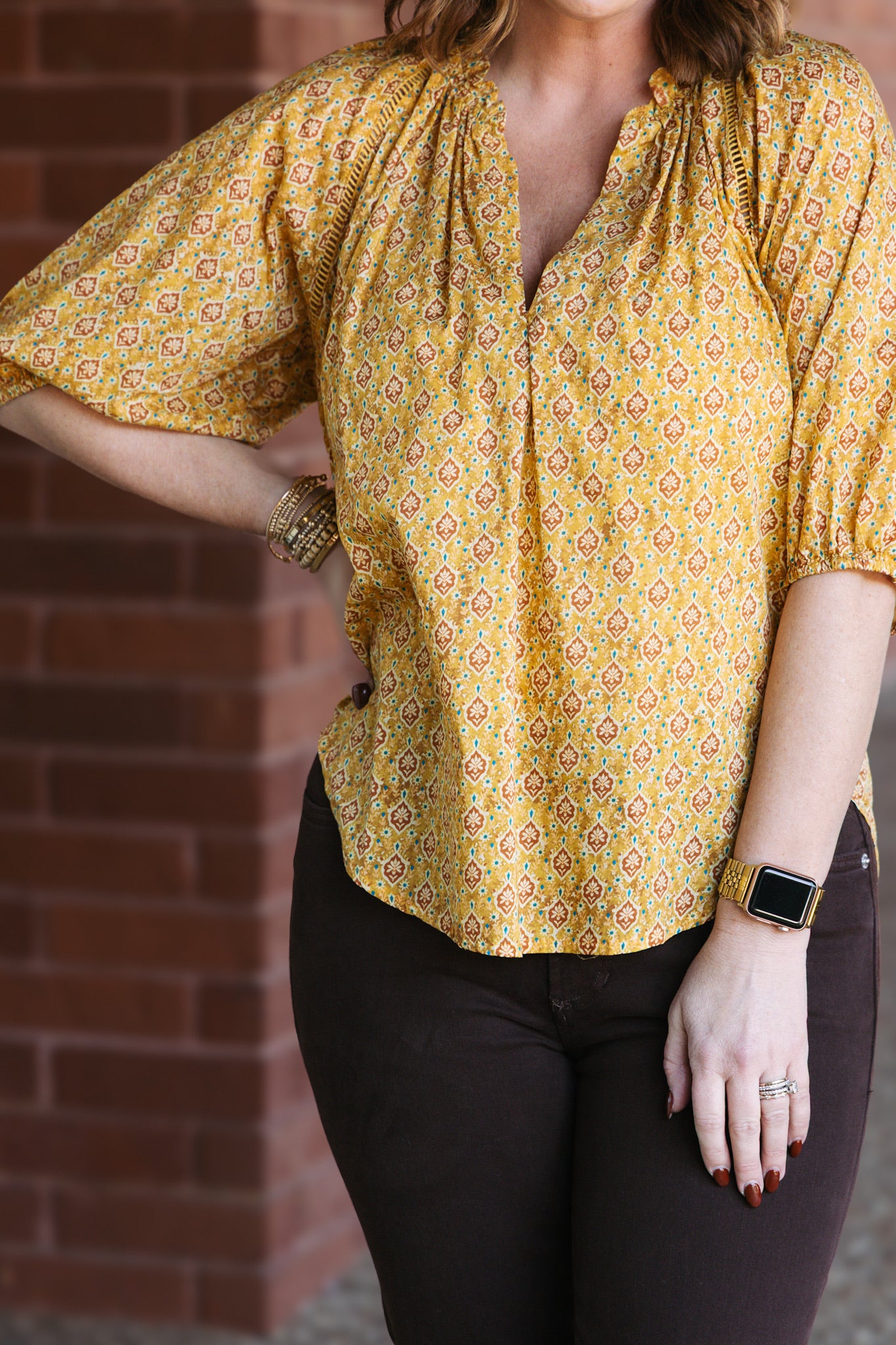 [Dear John] Costa Novelty Top - Marigold