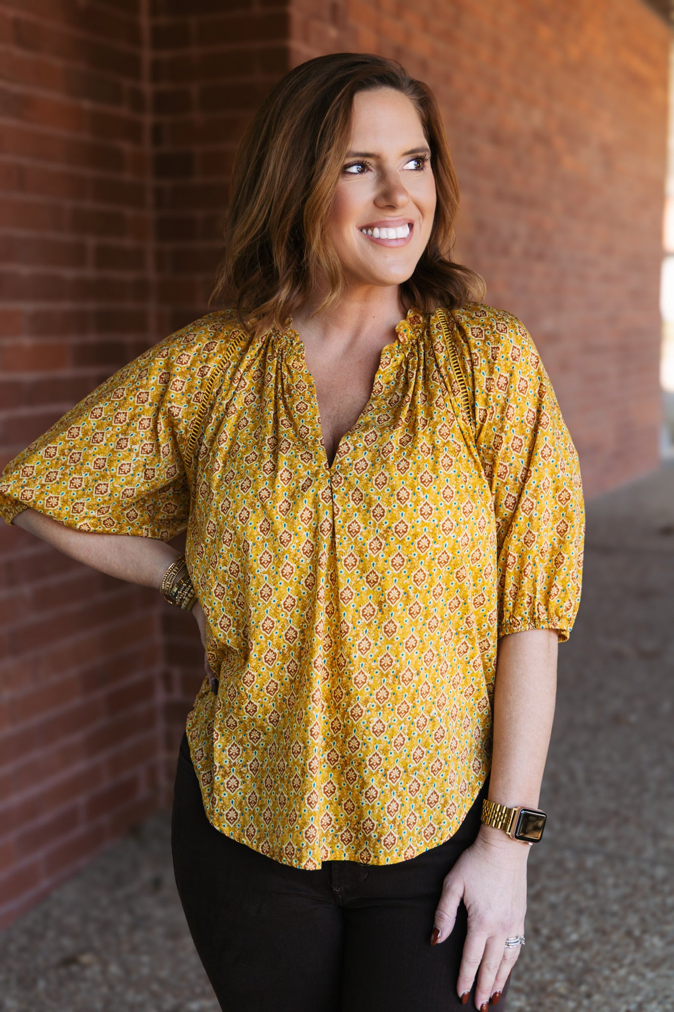 [Dear John] Costa Novelty Top - Marigold