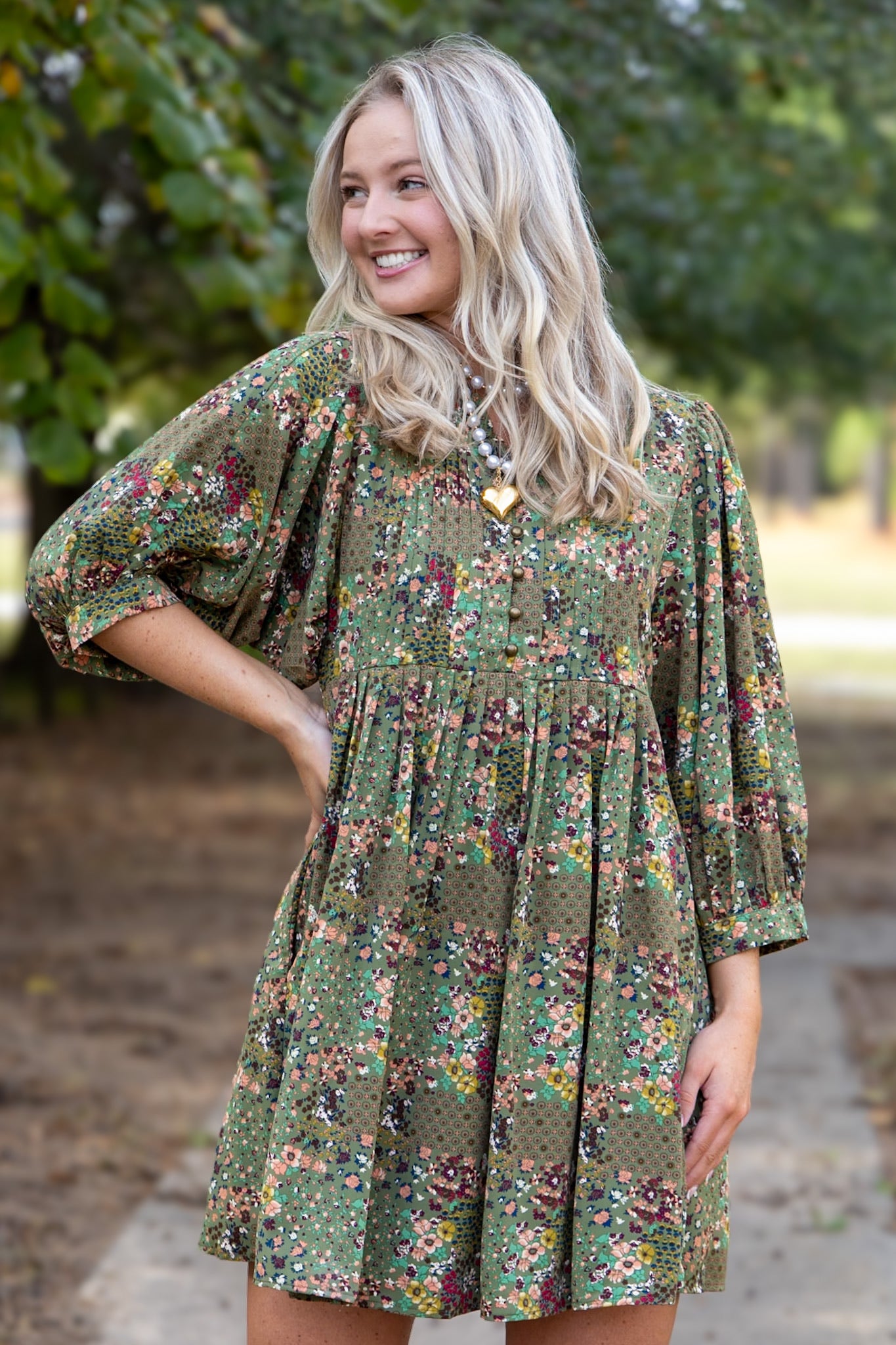 November Florals Dress