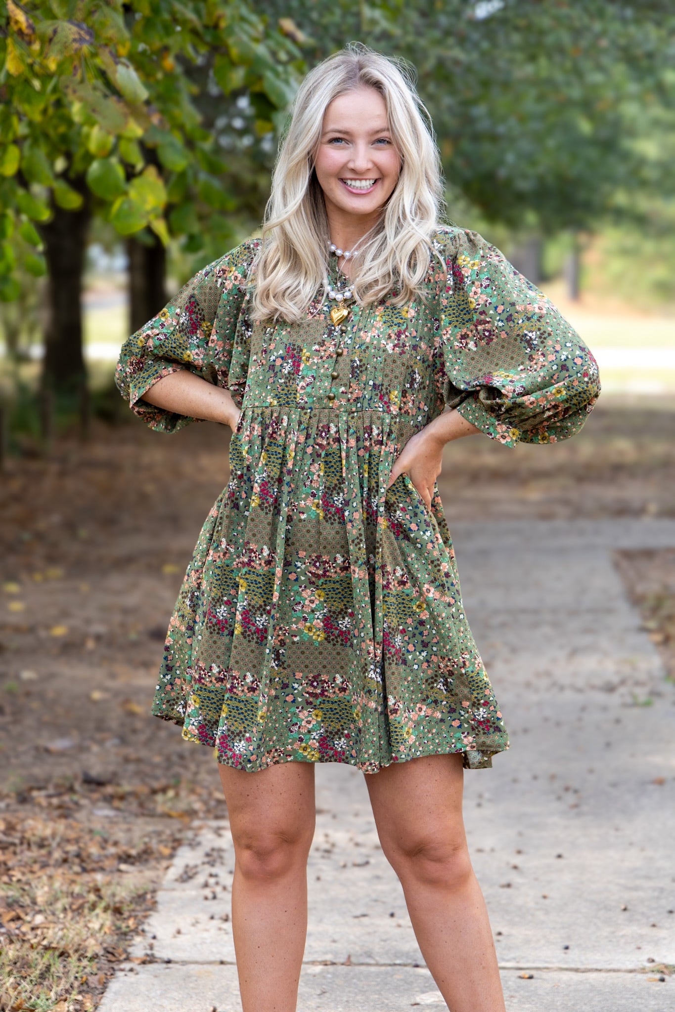 November Florals Dress