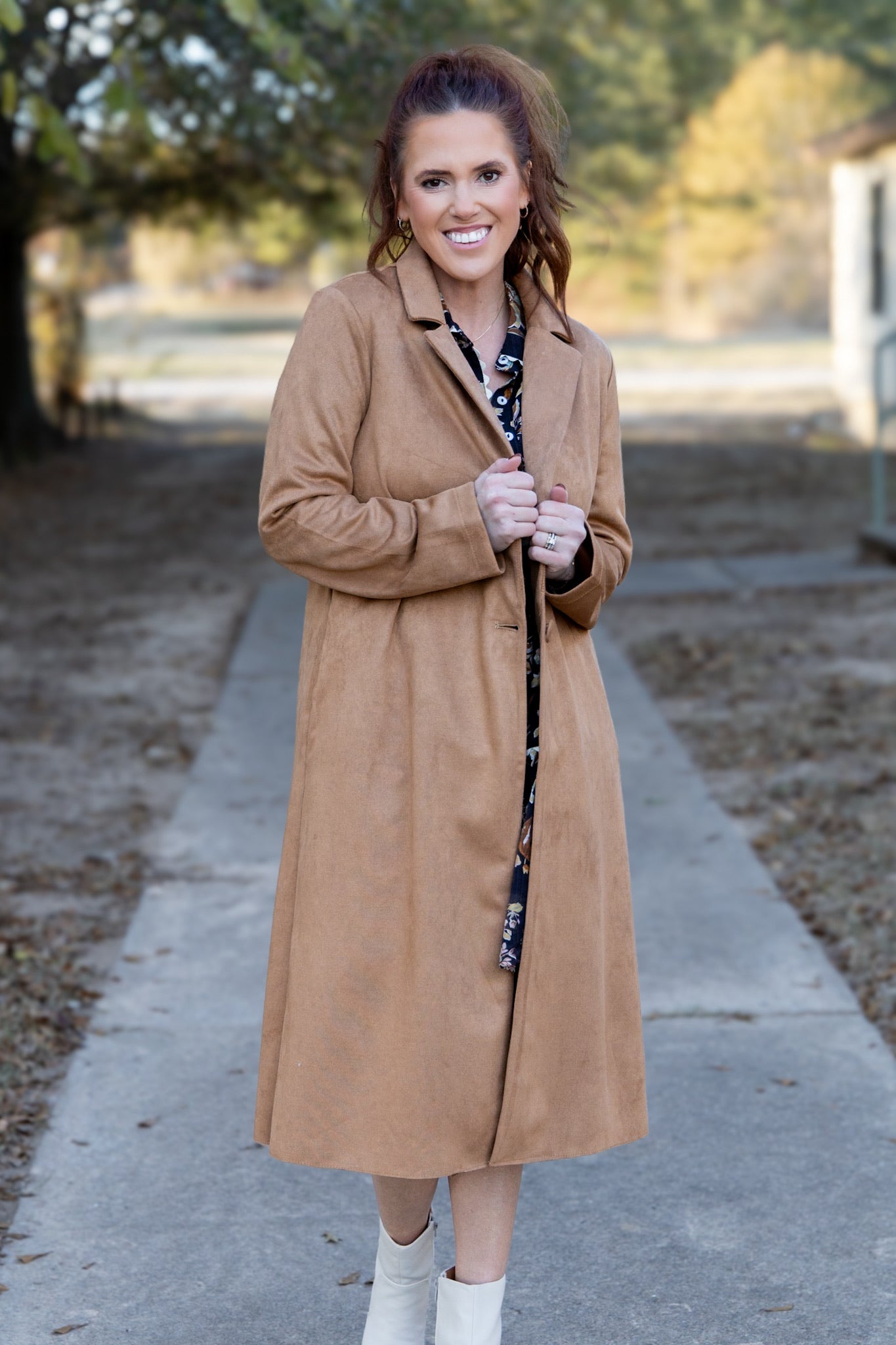 Loretta Long Coat - Camel