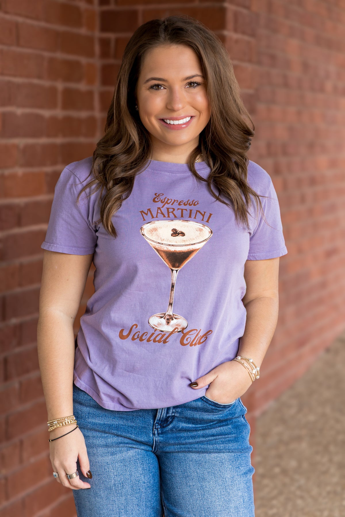 Espresso Martini Boy Tee - Lavender