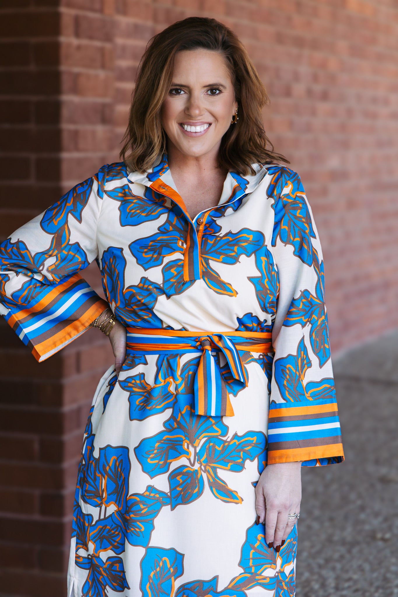 Bold Rivera Midi Dress