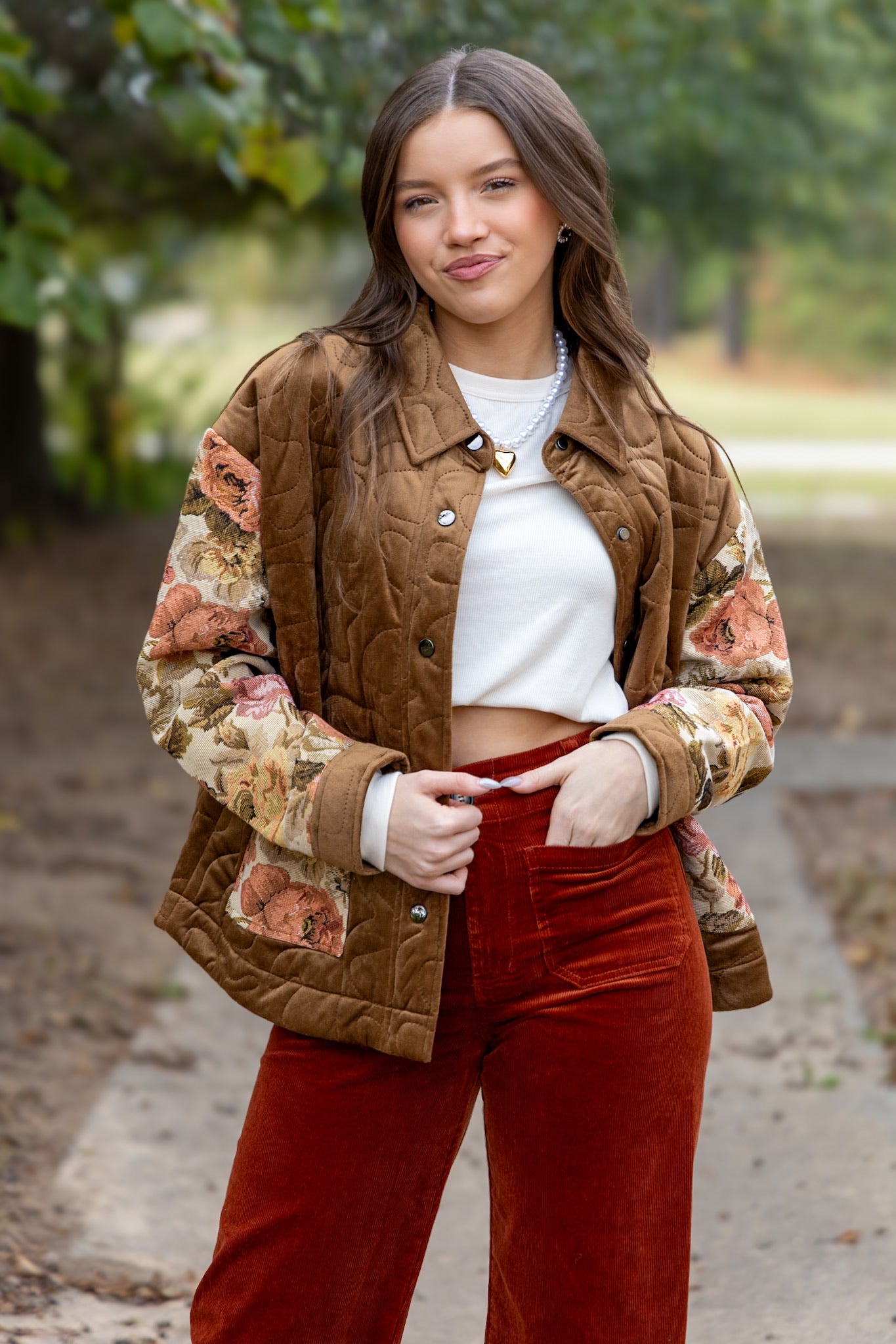 Vintage Mixed Media Jacket