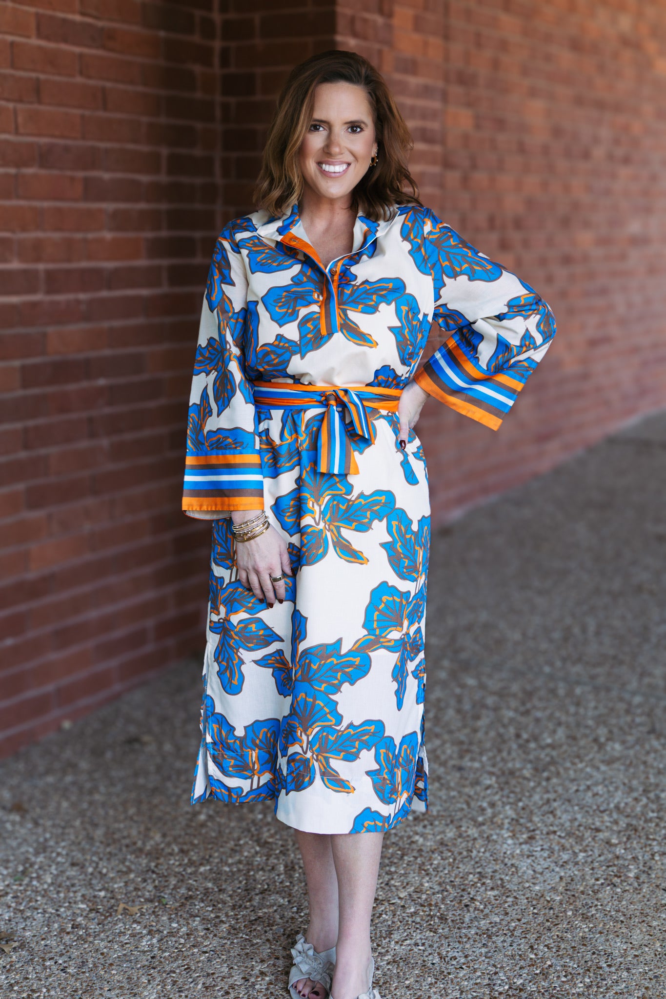 Bold Rivera Midi Dress