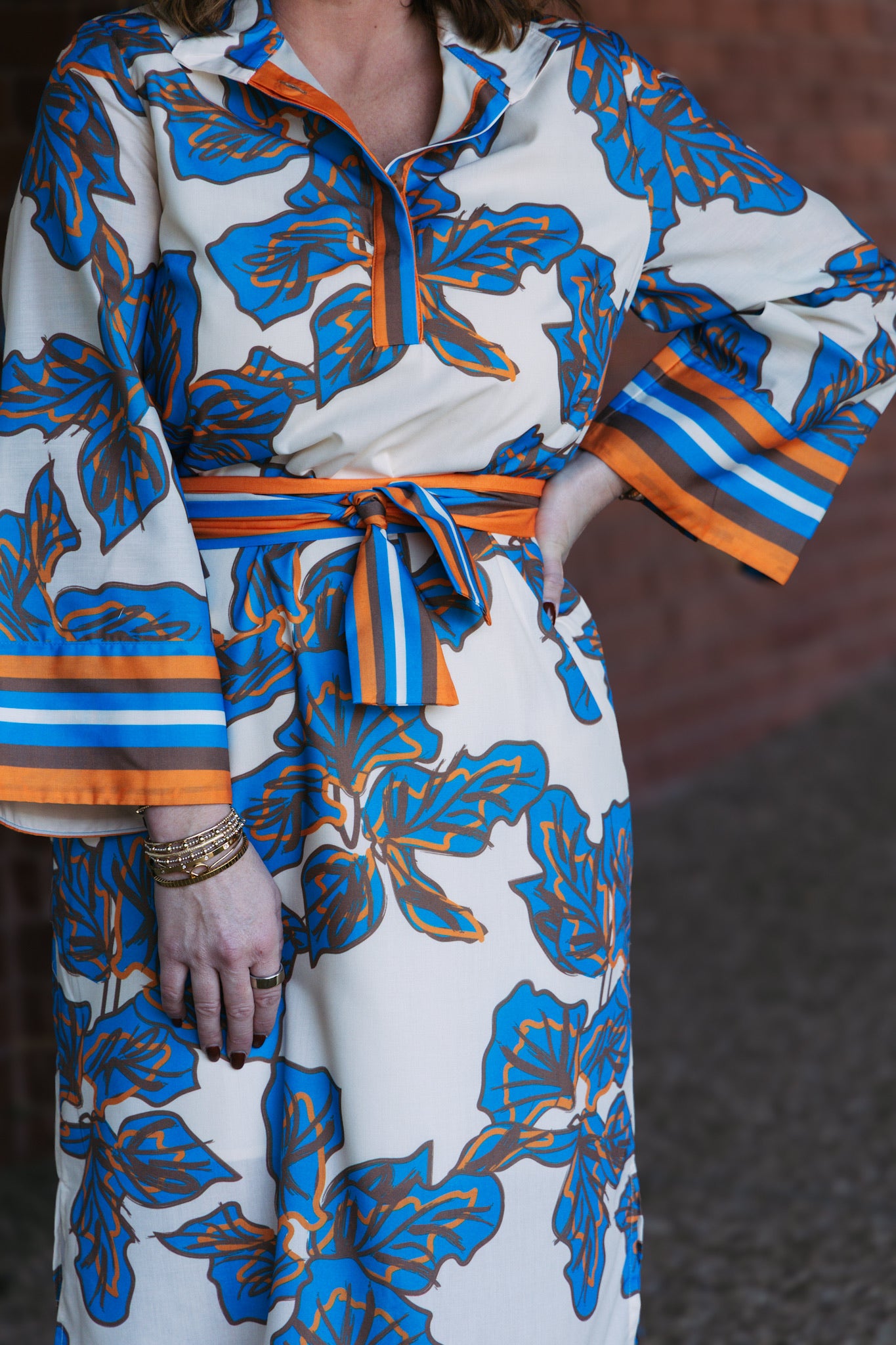 Bold Rivera Midi Dress