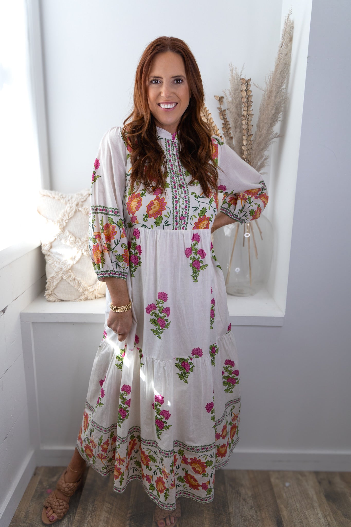 Frida Floral Maxi Dress