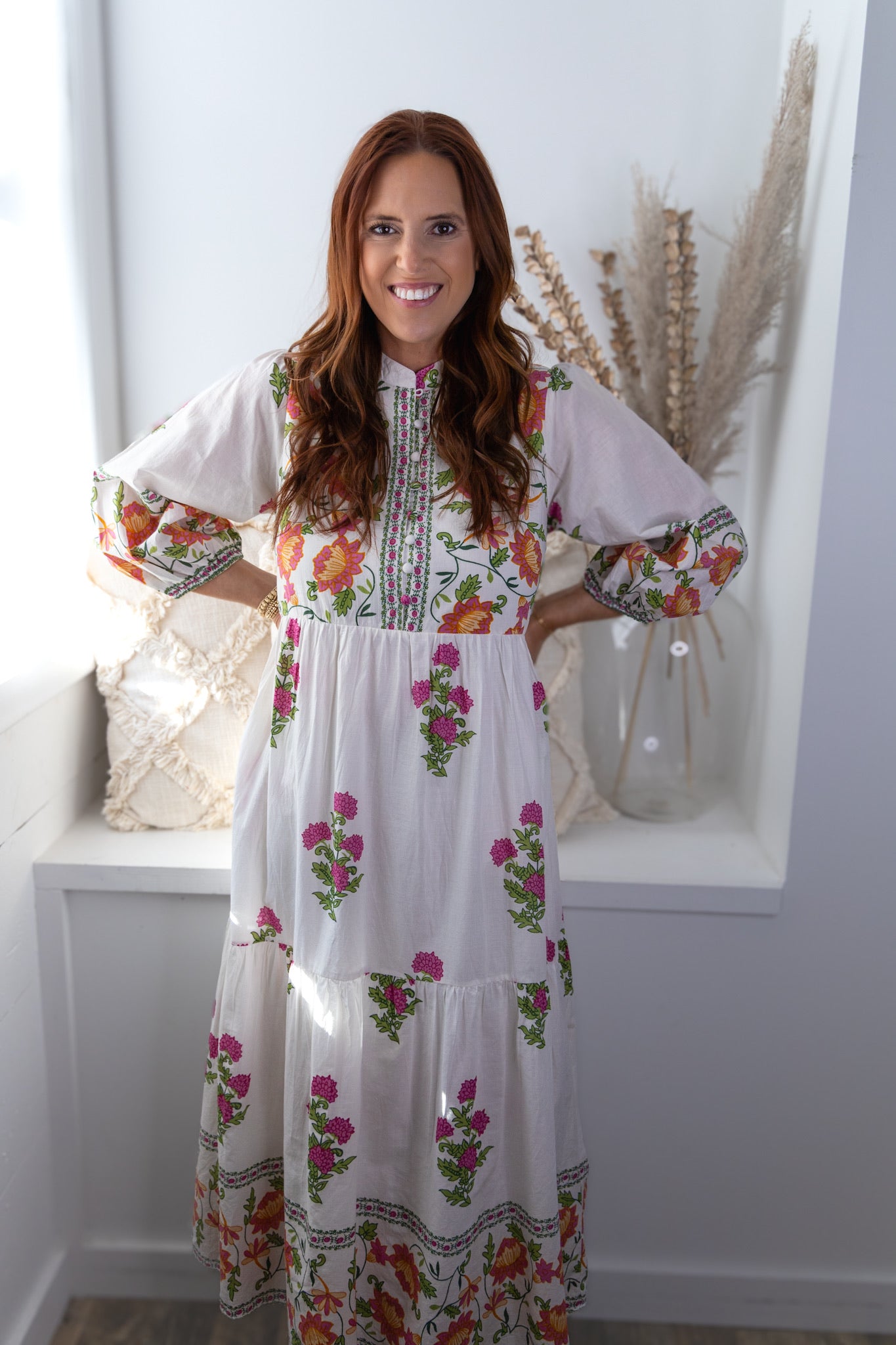 Frida Floral Maxi Dress