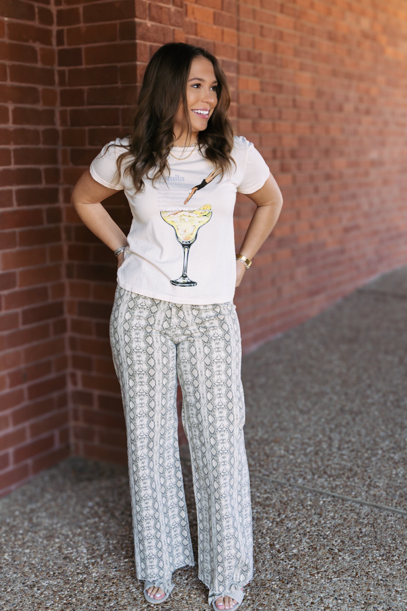 Tequila Dive Boy Tee - Cream