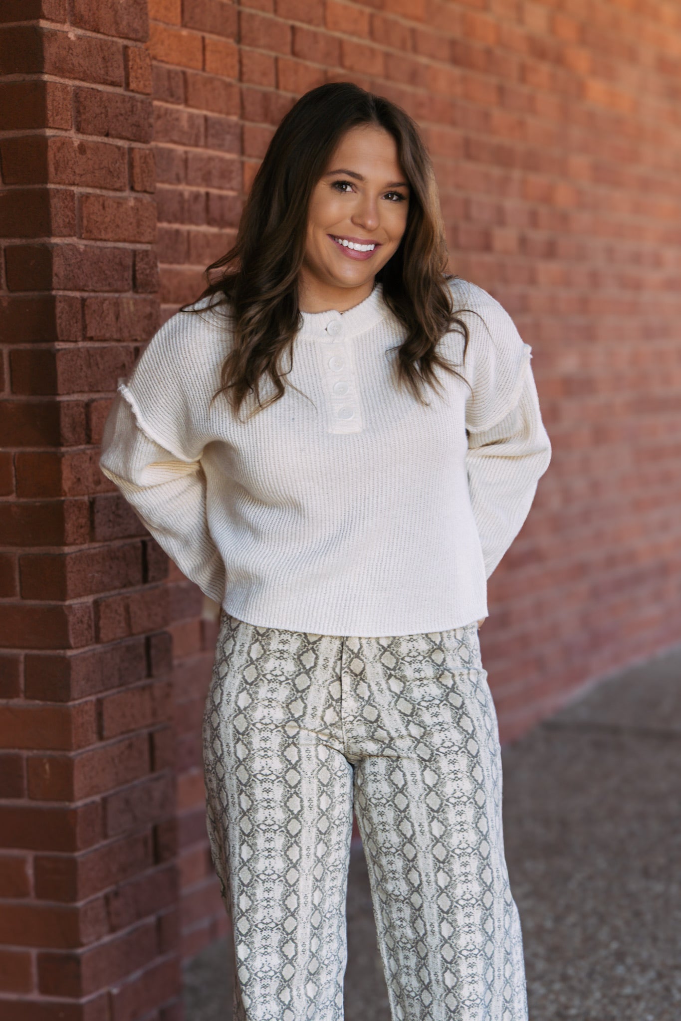 Terry Henley Sweater - Ivory