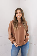 Pike Crop Pullover - Espresso