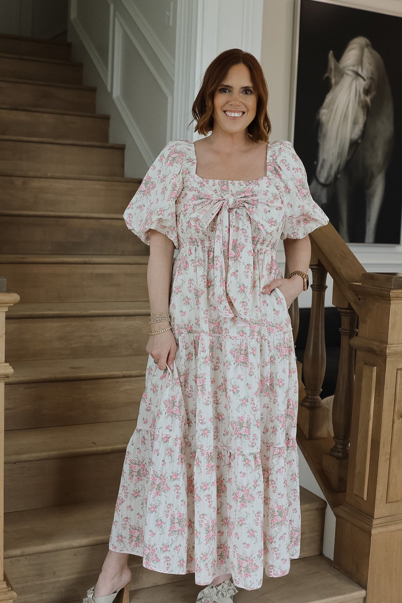 Anna Floral Maxi Dress