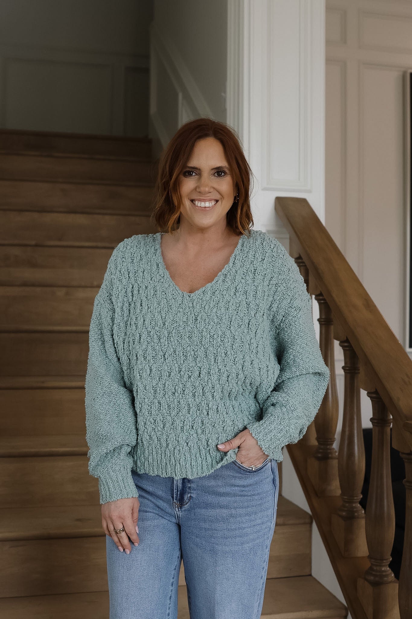 Lexi Sweater - Iceberg Green