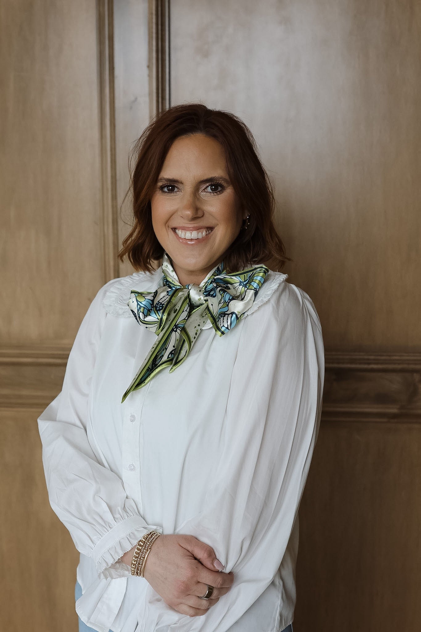 Penny Peter Pan Collar Blouse - White