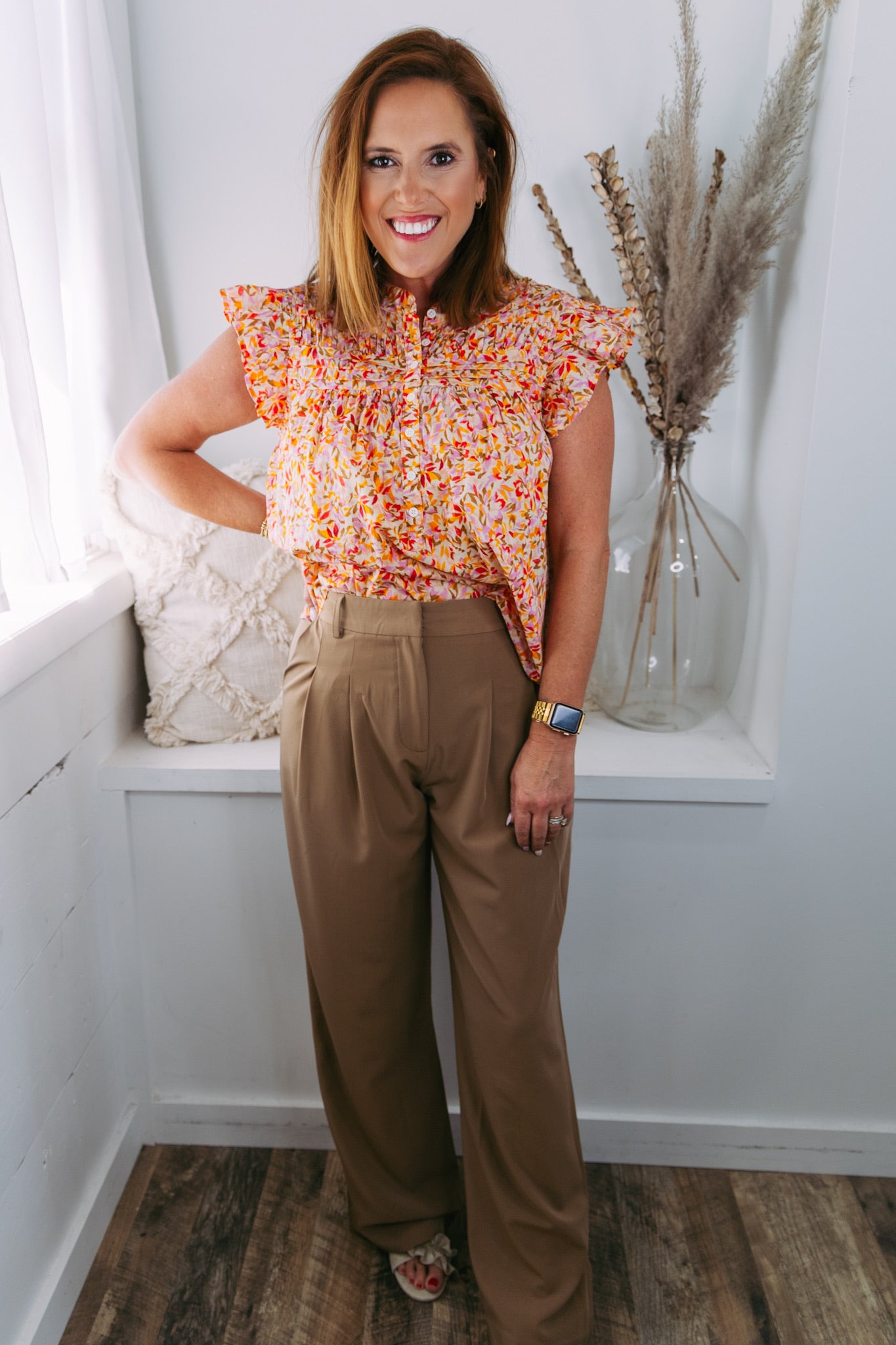 [Dear John] Rose Novelty Top - Superbloom