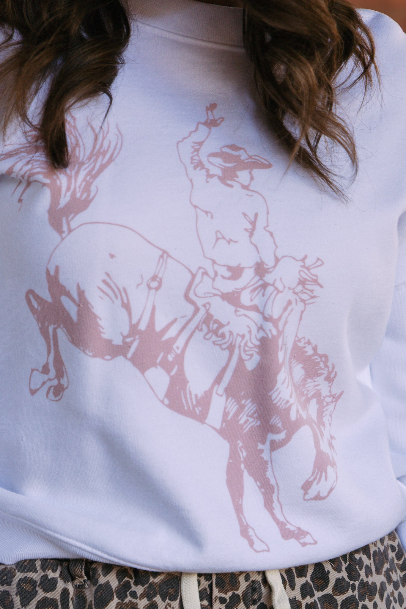 Bucking Cowboy Sweatshirt