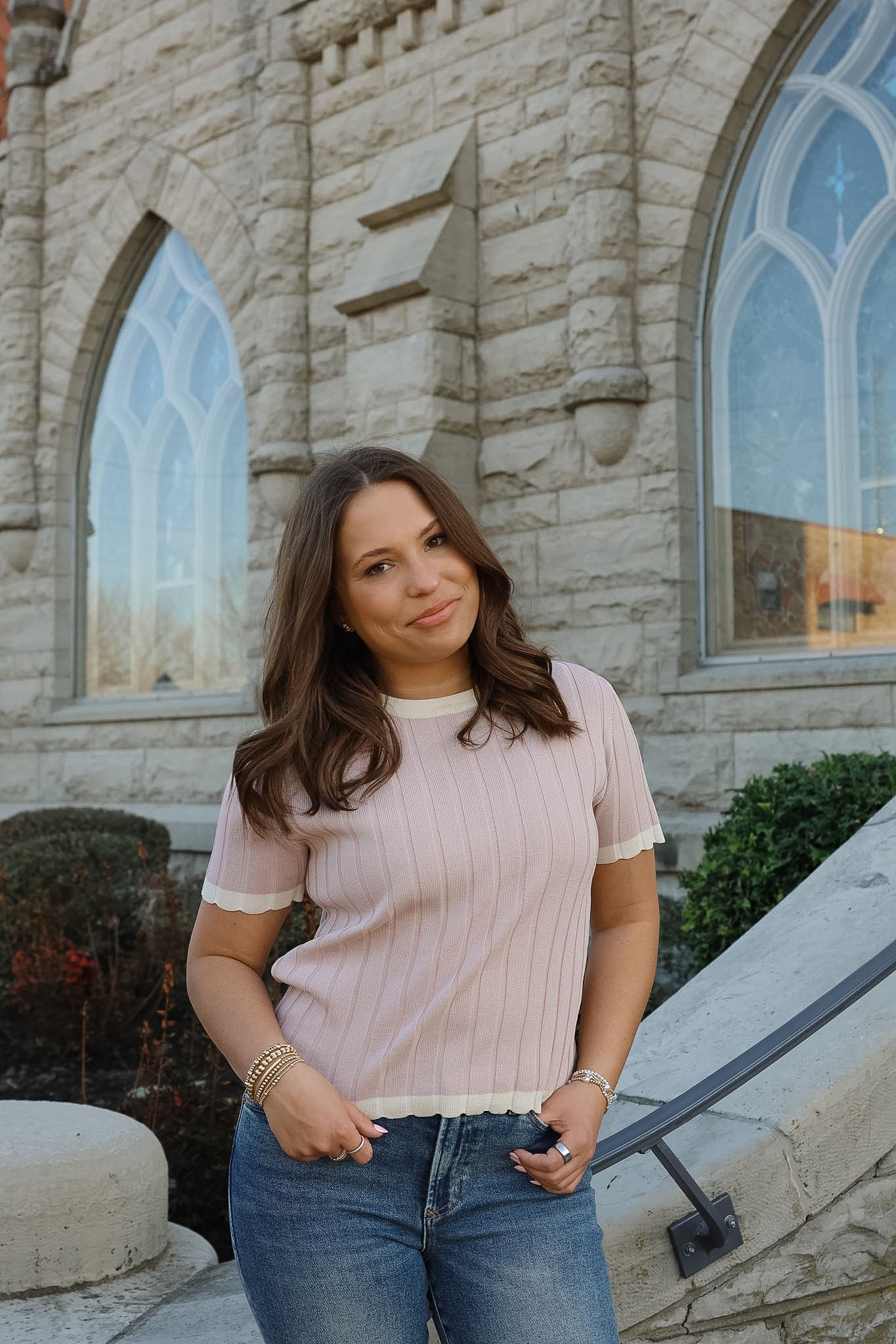 Mabel Mauve Knit Top
