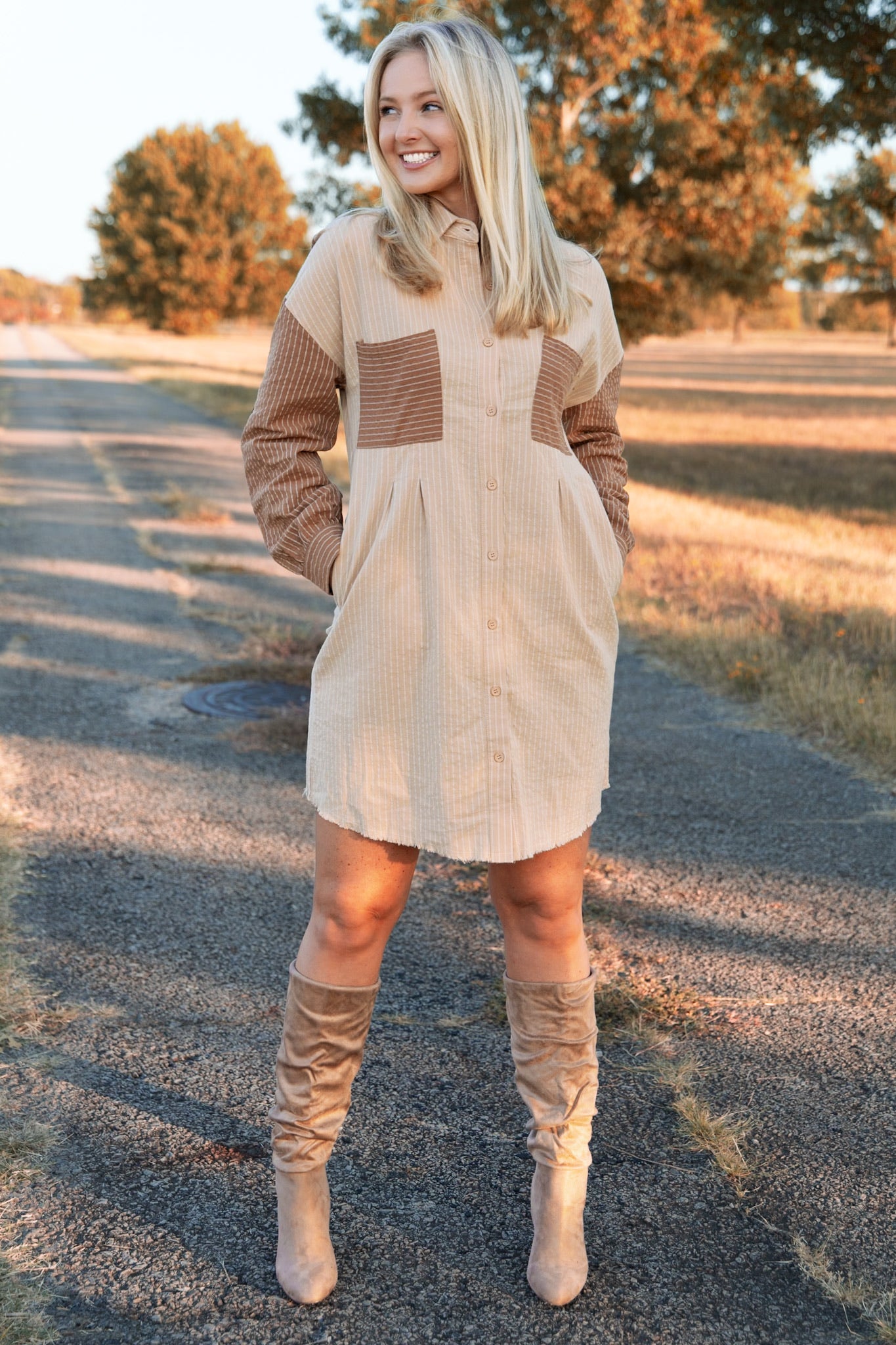 Mika Button Down Dress