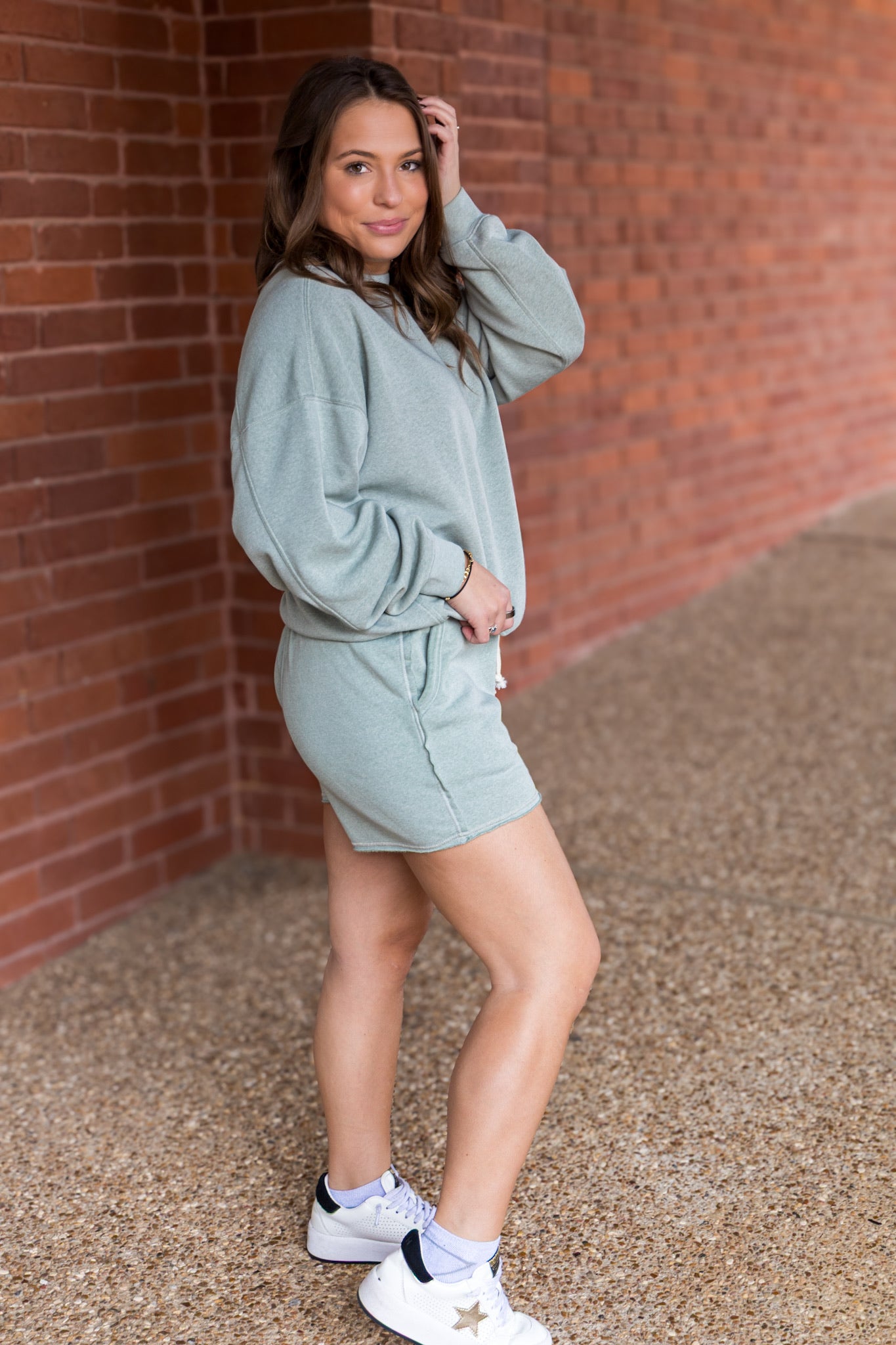 Drew Draw String Shorts - Sage Green