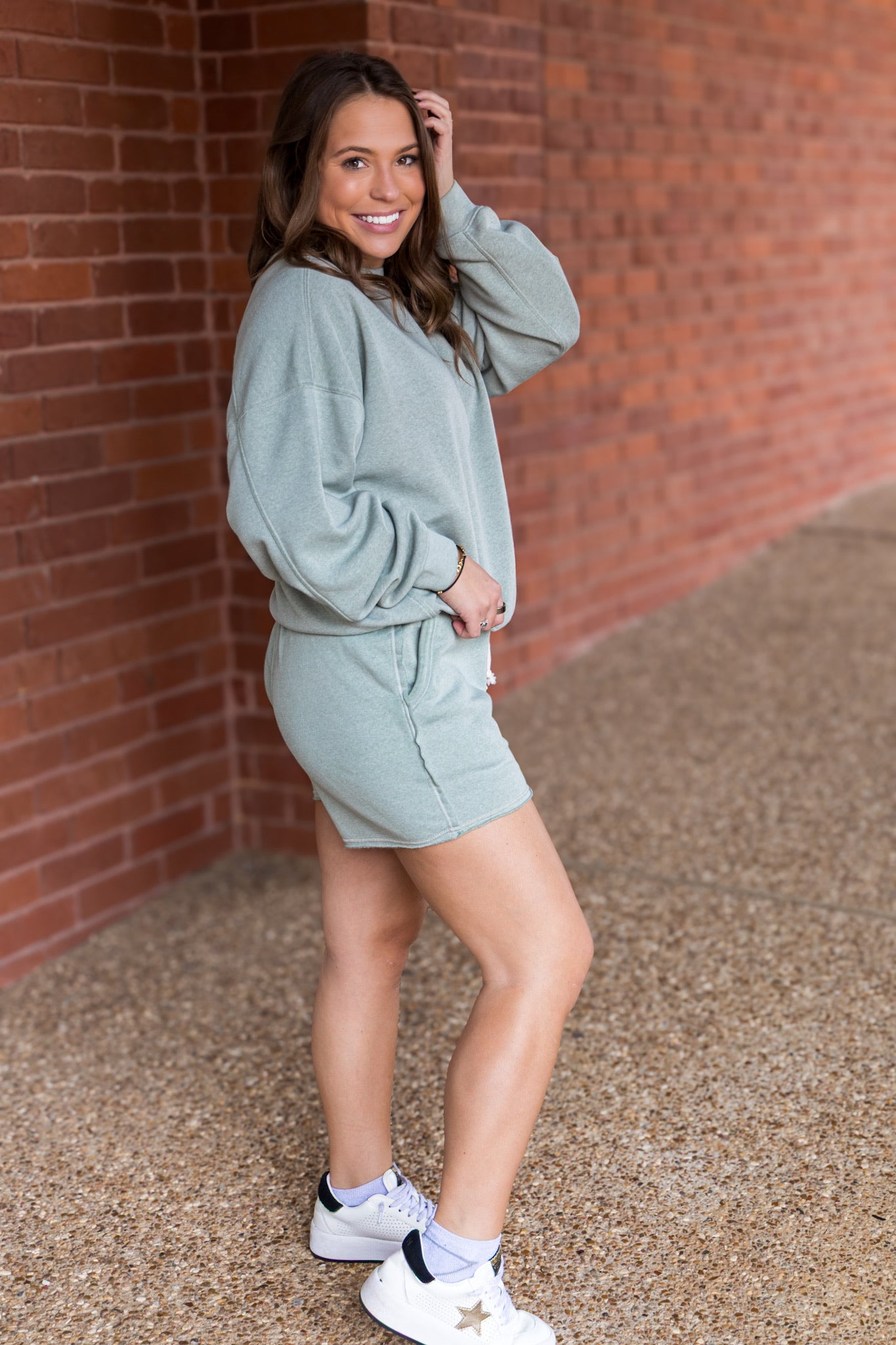 Drew Draw String Shorts - Sage Green