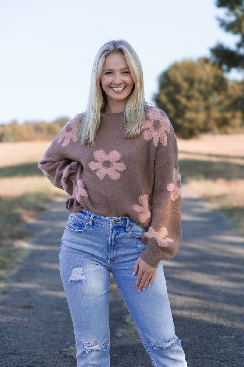 Fresco Flower Sweater