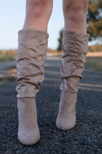 Kipton Suedette Boot - Taupe