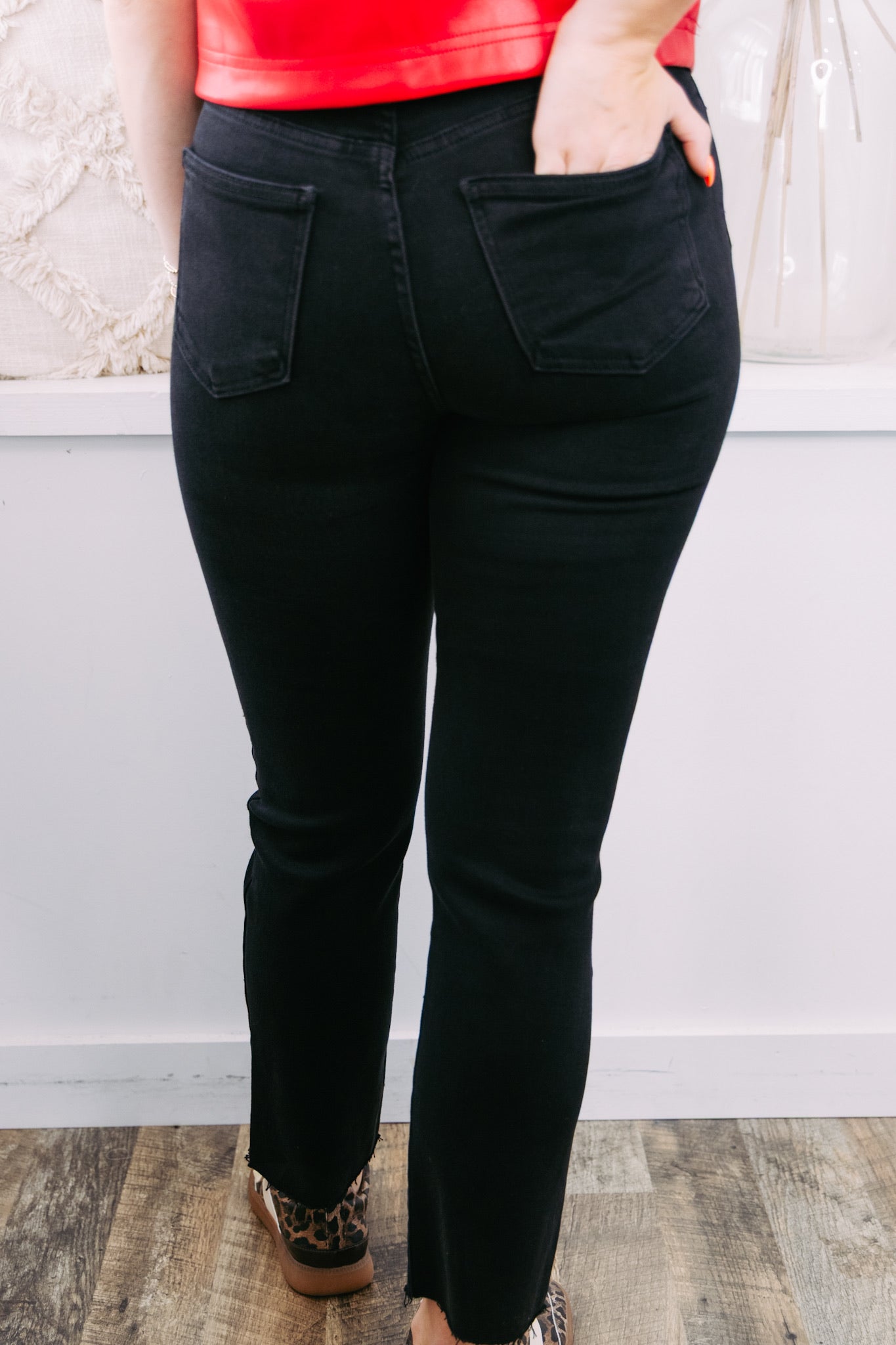 [Just Black] The Vintage Slim Straight - Washed Black