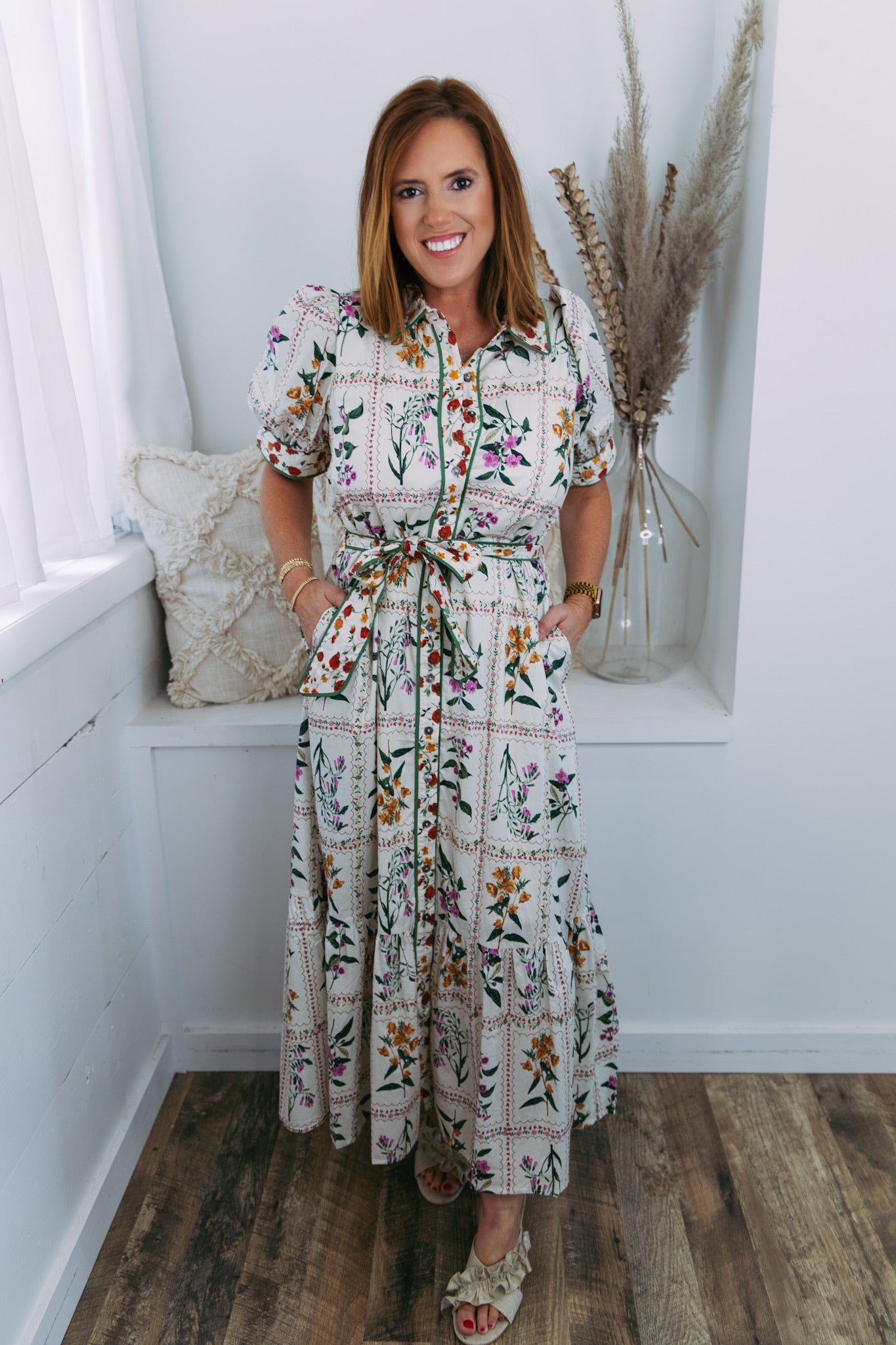Estee Maxi Dress - Ecru