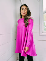Jodi Oversized Top - magenta
