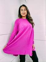 Jodi Oversized Top - magenta