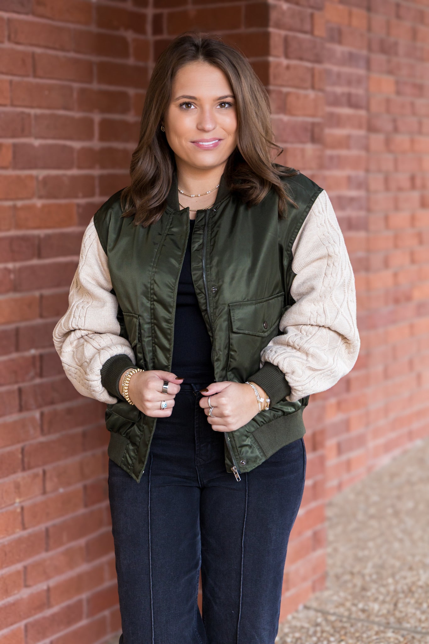 [Astrid] Military Jacket - Olive