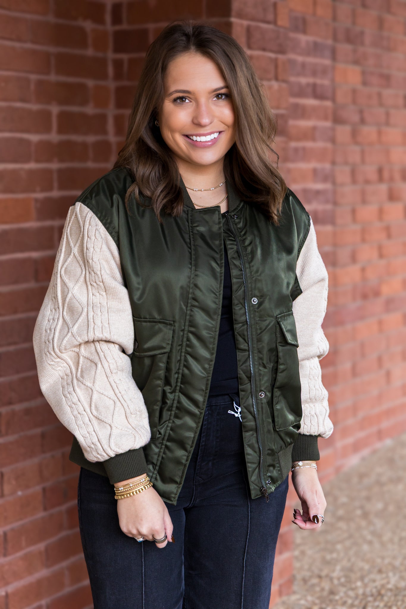 [Astrid] Military Jacket - Olive