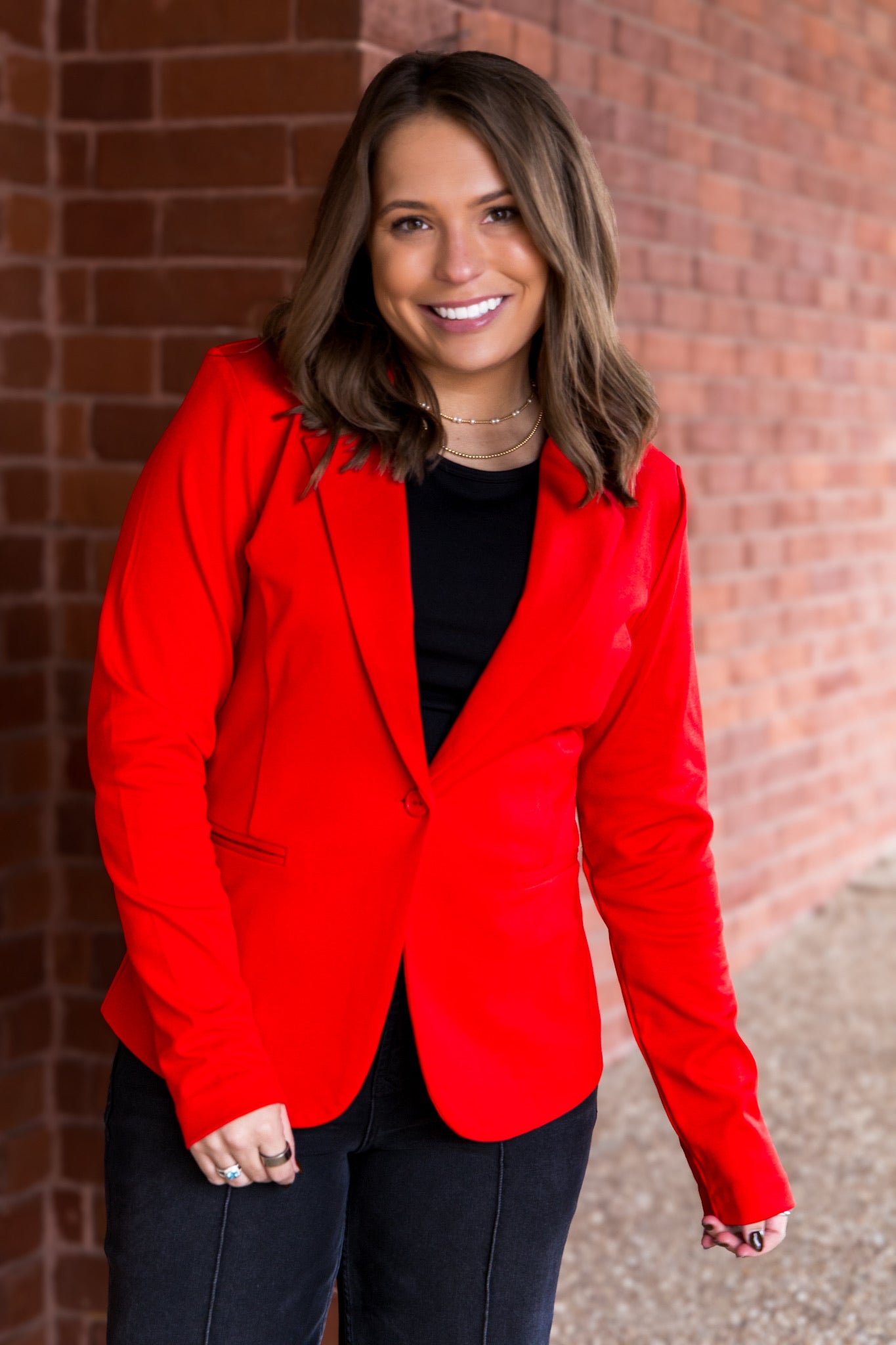 Ruby Red Blazer