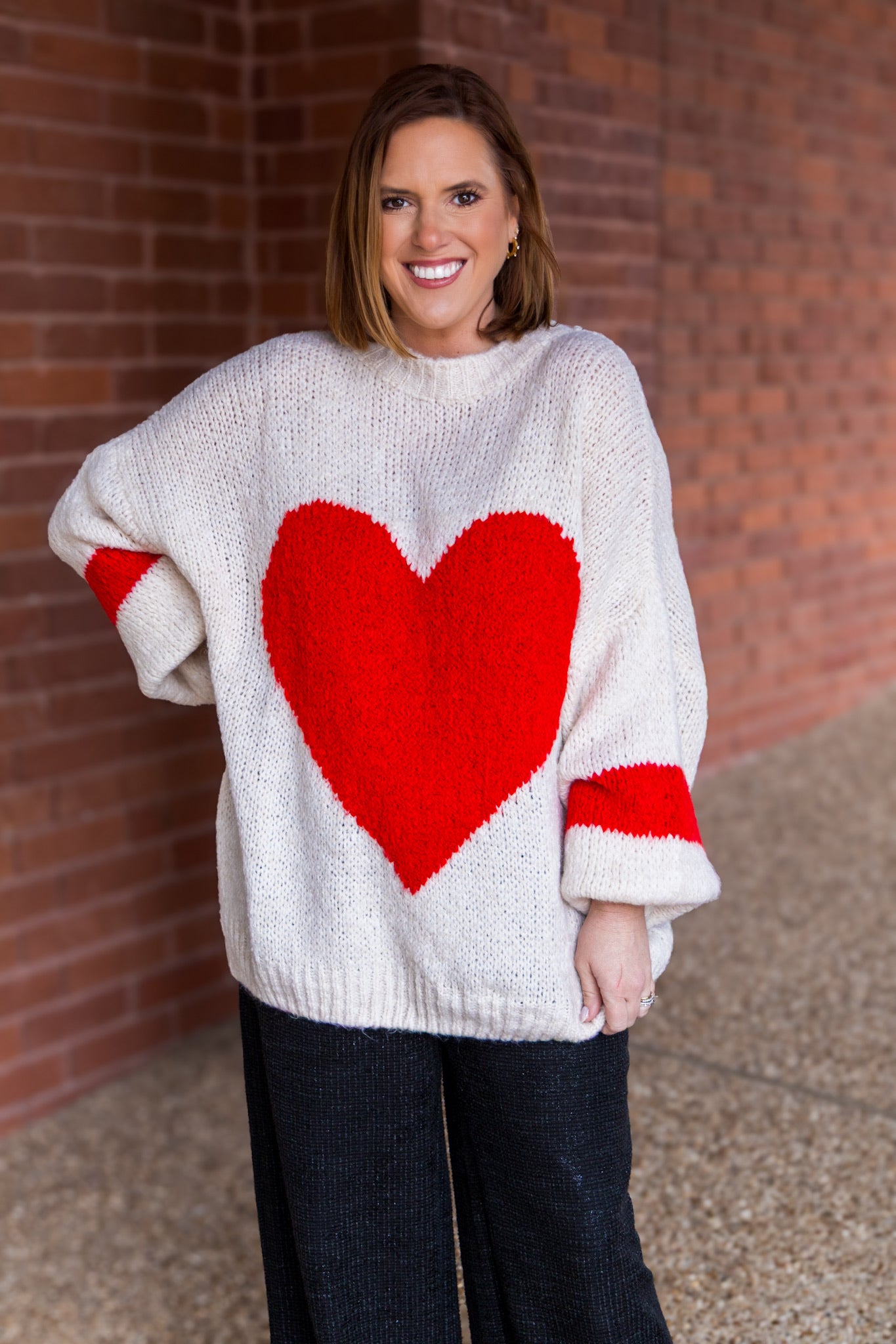 [Astrid] Red Heart Sweater