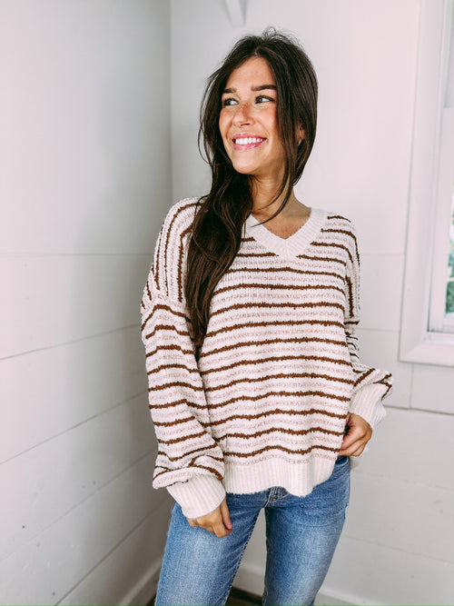 Forever Yours Striped Sweater