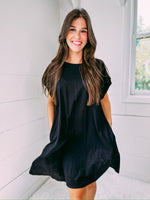 Gabi Tee Dress - black