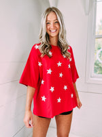 Star Sequin Patch Tee