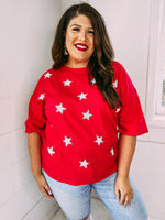 Star Sequin Patch Tee