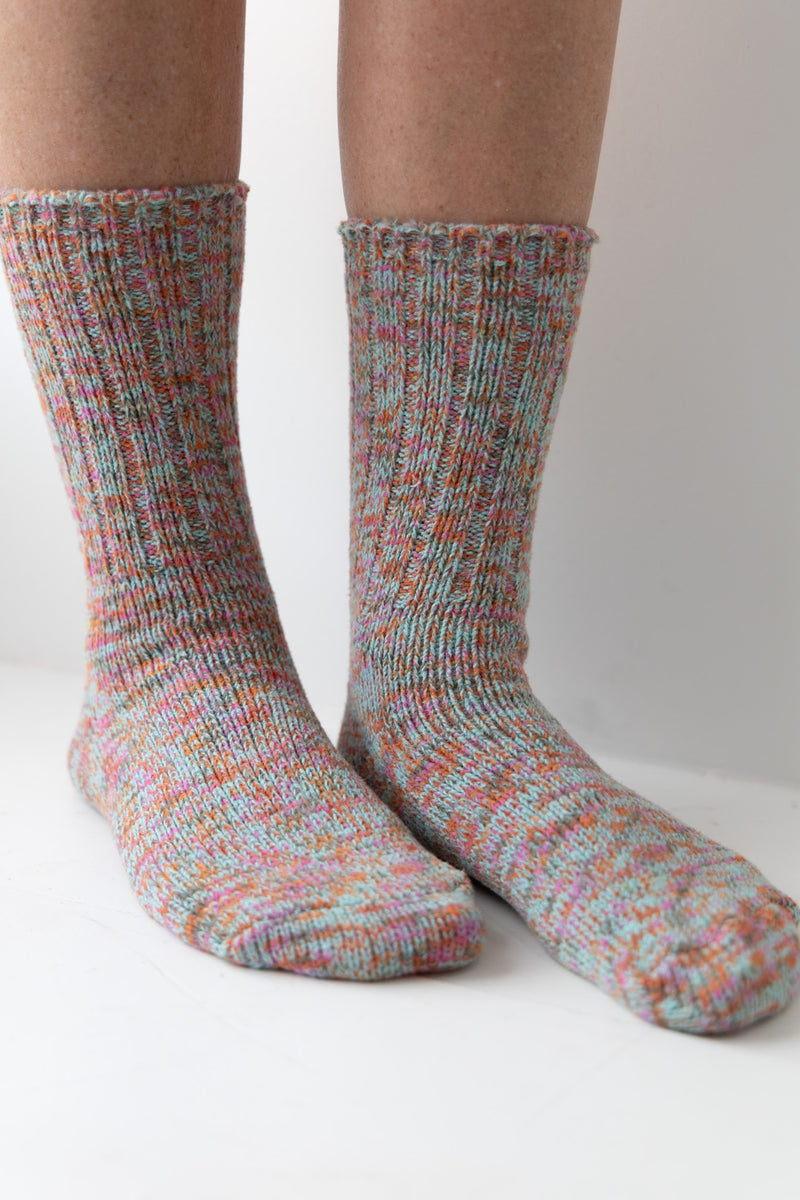 Boho Weekend Ragg Crew Sock