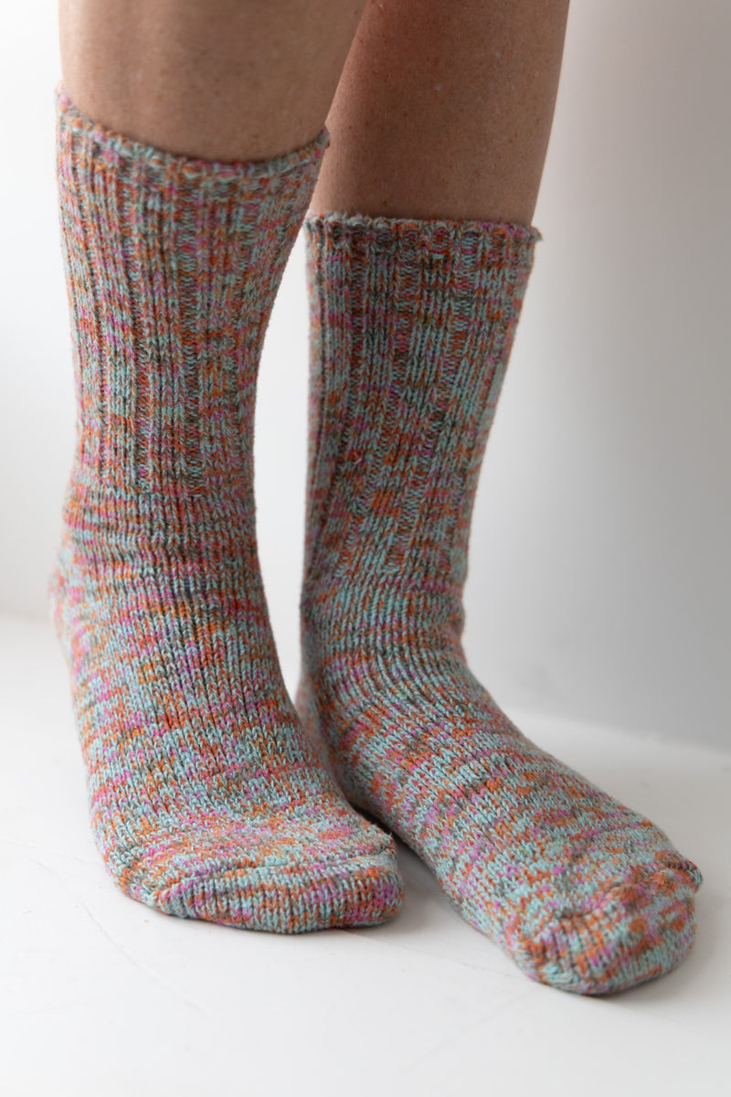 Boho Weekend Ragg Crew Sock