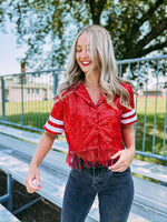 Sequin Gameday Top